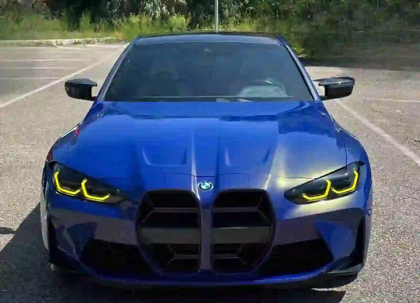BMW M4 con vetri oscurati da Tint Garage a Roma